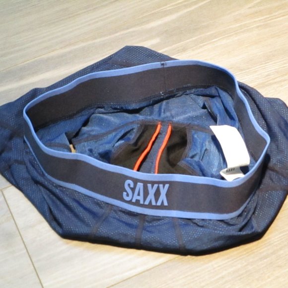 Excellent Used Condition Men's SAXX Kinetic Ballpark Pouch Boxer Brief Medium - Picture 13 of 14